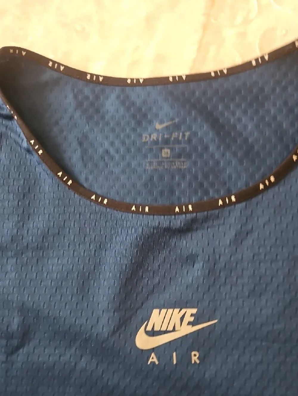 Nike Women's Blue Short-Sleeve Air Performance Tee